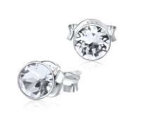 Roundy Stone Silver Stud Earring ST-1103 (5.0mm)